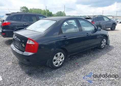 2006 Kia Spectra Ex/Lx/Sx from USA, damaged, VIN KNAFE121465300592